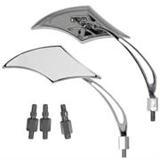 SR-4020 COPPIA SPECCHIO CUSTOM  FILETTO M10 CROMO