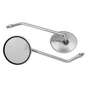 SR-4022 (PAIR) CUSTOM MIRROR THREAD M10 CHROME