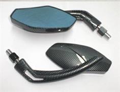 SR-4401 COPPIA SPECCHIO FILETTO M10 CARBONIO