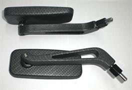 SR-4402 COPPIA SPECCHIO FILETTO M8  CARBONIO