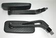 SR-4402 COPPIA SPECCHIO FILETTO M8  CARBONIO