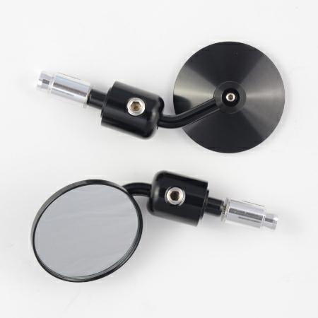 SR-4408 COPPIA SPECCHIO FINALE MANUBRIO NERO