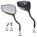SR-4411 (PAIR) MIRROR MOTORCYCLE BLACK