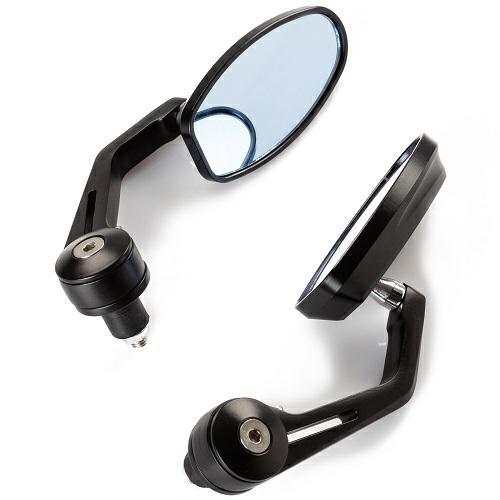 SR-4418 (PAIR)BAREND MIRROR MOTORCYCLE BLACK