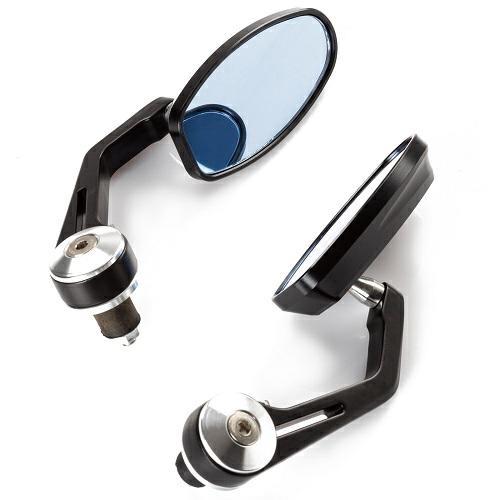 SR-4418 (PAIR)BAREND MIRROR MOTORCYCLE SILVER