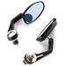 SR-4418 (PAIR)BAREND MIRROR MOTORCYCLE SILVER