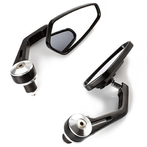 SR-4419 COPPIA SPECCHIO FINALE MANUBRIO ARGENTO