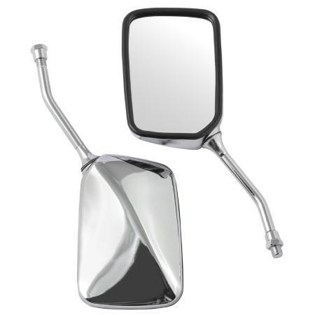 SR-4422 (PAIR) MIRROR THREAD M10 CHROME