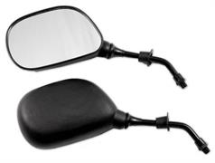 SR-4803 (PAIR) MIRROR THREAD M10 BLACK