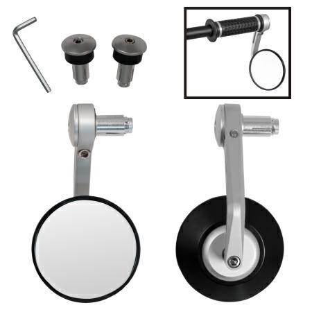 SR-4807 COPPIA SPECCHIO MANUBRIO NERO