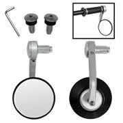 SR-4807 (PAIR) MIRROR BAR END BLACK