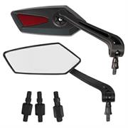 SR-4808 (PAIR) MIRROR THREAD M10 BLACK