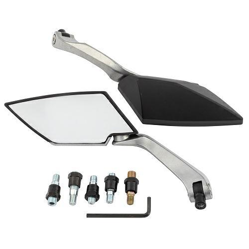 SR-4810 COPPIA SPECCHIO FILETTO M10 ARGENTO