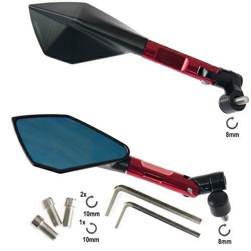 SR-4831 COPPIA SPECCHIO ROSSO