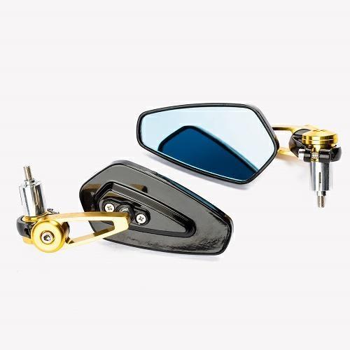 SR-4845 (PAIR) MIRROR BAR END GOLD