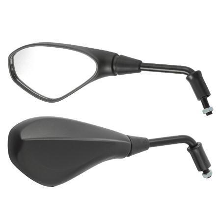 SR-4857 COPPIA SPECCHIO FILETTO M10 NERO