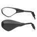SR-4857 COPPIA SPECCHIO FILETTO M10 NERO