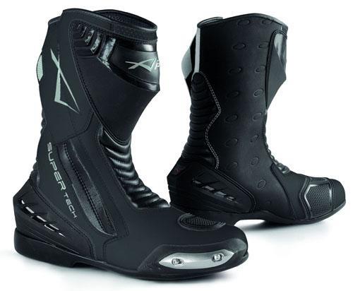 STRADA STIVALE SPORTIVO IN PELLE NERO 42