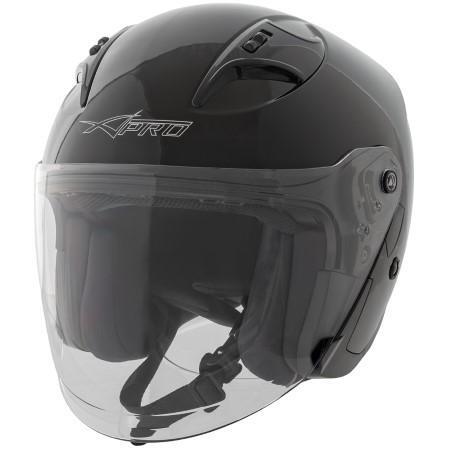 STREAM OPEN FACE HELMET VISOR  BLACK  XL