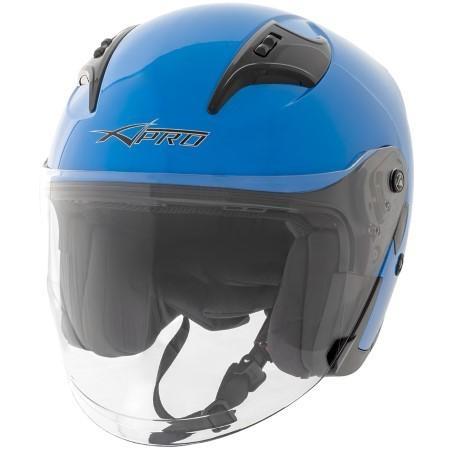 STREAM OPEN FACE HELMET VISOR  BLUE L