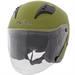 STREAM CASCO JET CON VISIERA VERDE OPACO XS