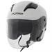 STREAM OPEN FACE HELMET VISOR  WHITE 2XL