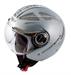 STREET STYLE A-PRO JET HELMET SILVER SIZE XS