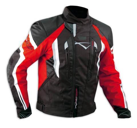 T53 TEXTILE JACKET RED SIZE L