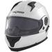 TARGET FLIP UP HELMET DOUBLE VISOR WHITE S