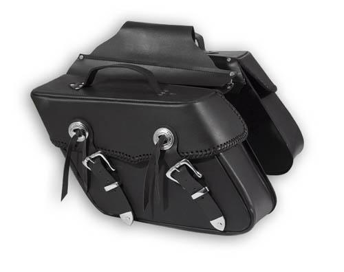 TEXAS LEATHER BAG BLACK