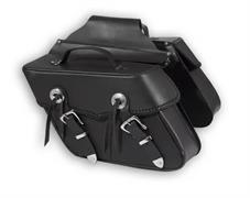 TEXAS LEATHER BAG BLACK