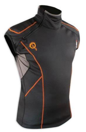 THERMO T-SHIRT SOTTO TUTA INVERNALE NERO TAGLIA 2XL