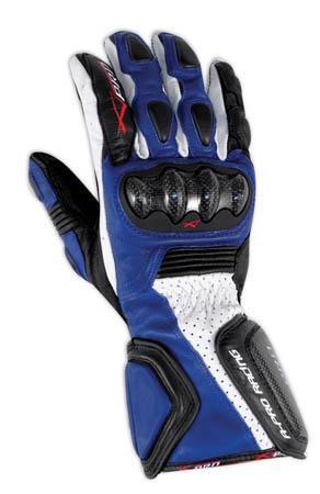 TILT GUANTO IN PELLE BLU TAGLIA M