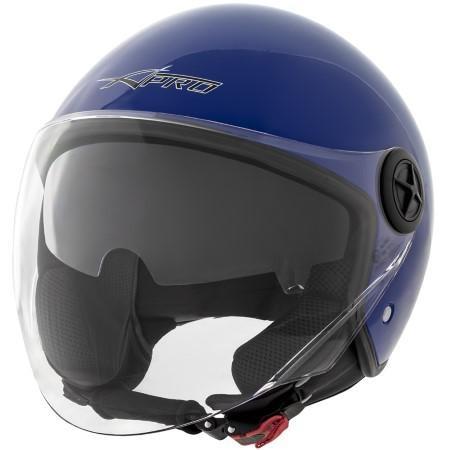 TRAFFIC JET HELMET DOUBLE VISOR BLUE SIZE 2XL
