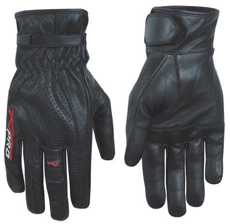 URBAN LEATHER GLOVES BLACK SIZE XS