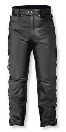 VIPER PANTALONE IN SPLIT NERO TAGLIA 44