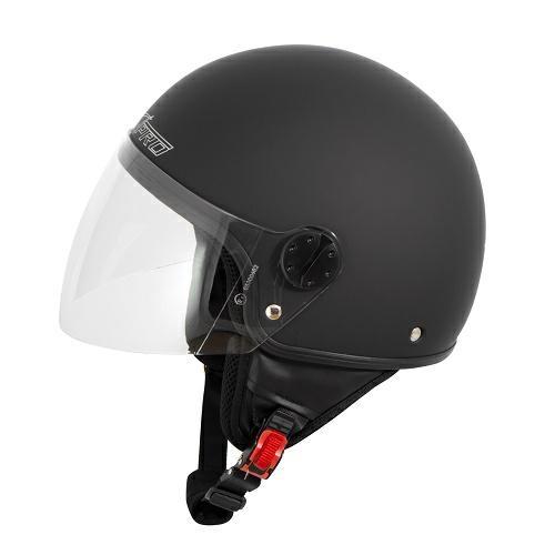 VISION CASCO JET VISIERA NERO OPACO TAGLIA M