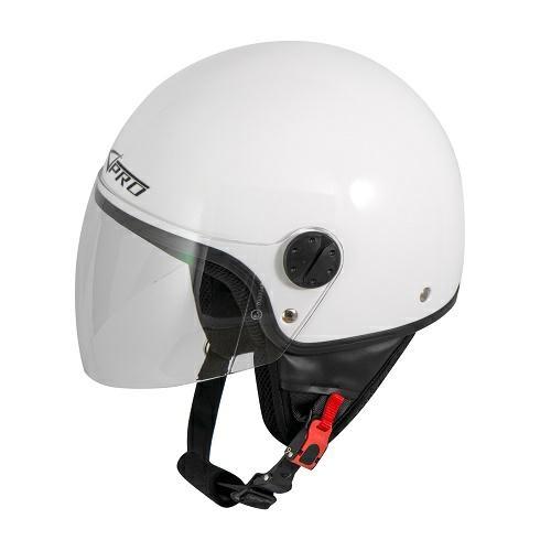 VISION CASCO JET VISIERA BIANCO TAGLIA XS