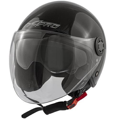 ZETA  JET HELMET VISOR BLACK SIZE M
