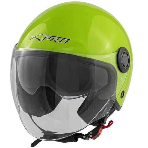ZETA  CASCO JET VISIERA VERDE TAGLIA XS