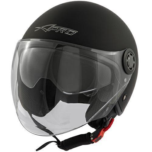 ZETA  JET HELMET VISOR MATT BLACK SIZE S