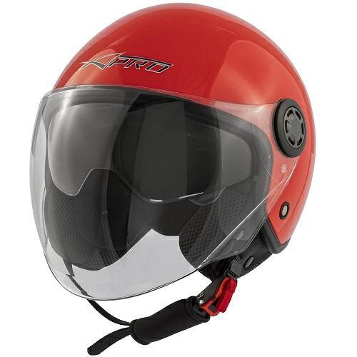 ZETA  JET HELMET VISOR DARK RED SIZE XL