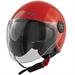 ZETA  CASCO JET VISIERA ROSSO TAGLIA XS