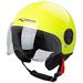 ZOOM CASCO JET VISIERA GIALLO FLUO TAGLIA XS