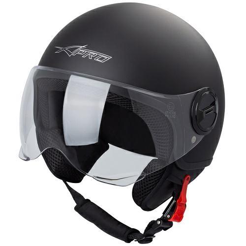 ZOOM CASCO JET VISIERA NERO OPACO TAGLIA XS