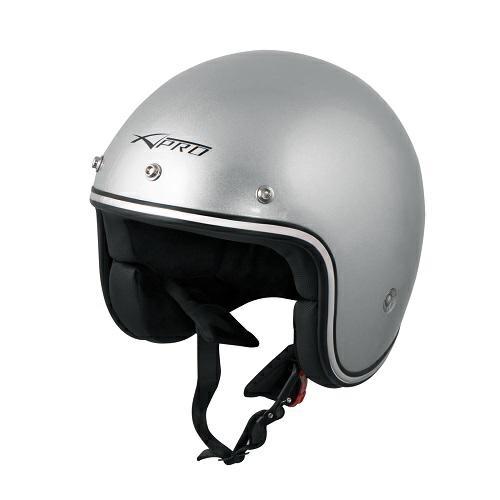 BOSTON JET HELMET SILVER SIZE 2XL